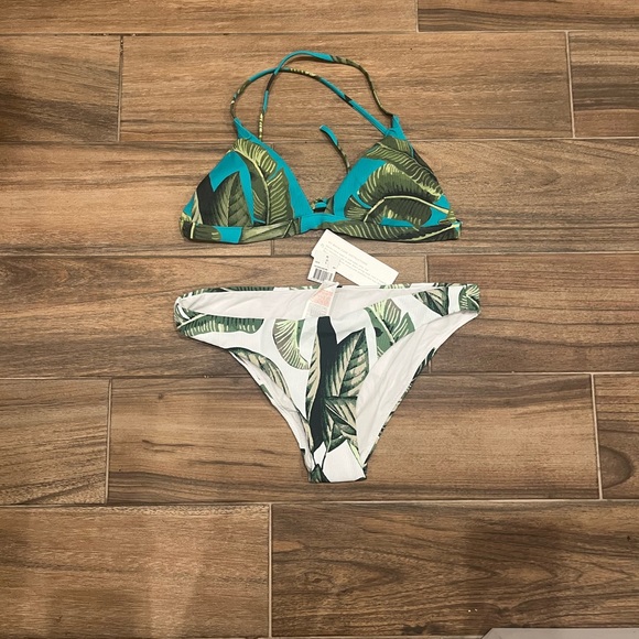 Rip Curl Coco Beach Good Pant Bikini Bottom White L - Picture 12 of 12